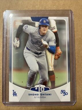 Topps Shohei Ohtani Card - Gray & Blue